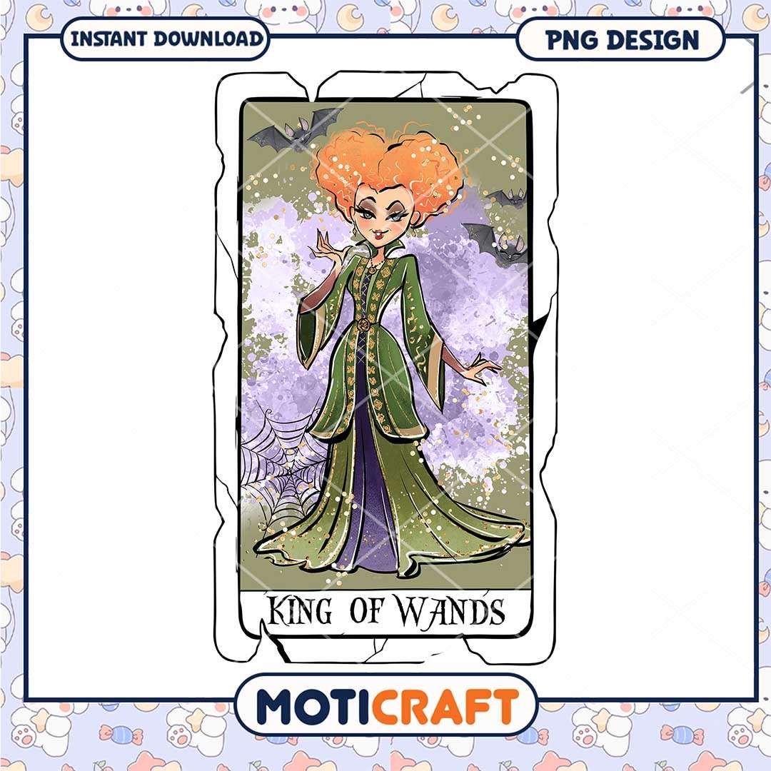 Hocus Pocus king of wands png, Hocus Pocus halloween characters png