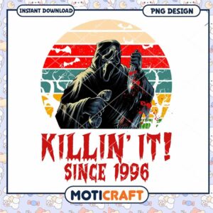 Ghostface killin it 1996, Horror movies characters png