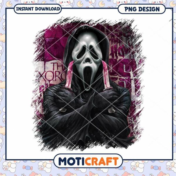 Ghostface horror scream png, Horror movies characters png