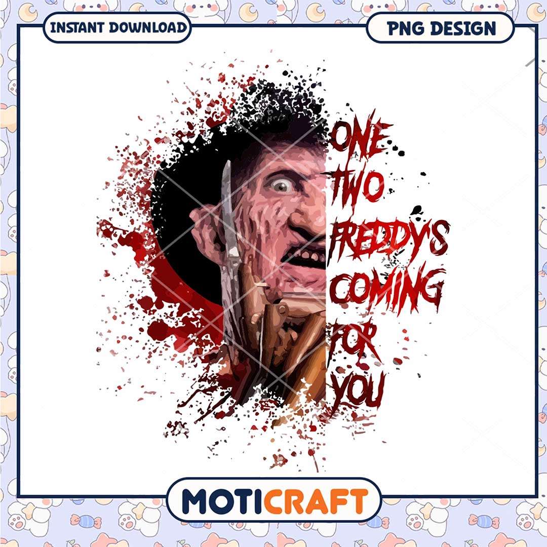 Freddy red coming for you, png, Halloween killers png, Horror png