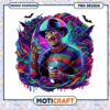 Freddy colorful background poster, Horror killers drinking coffee png