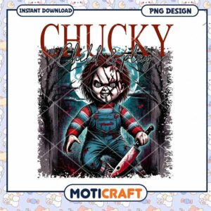Chucky scary poster, Horror killers halloween poster png