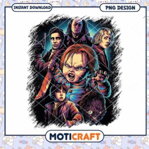 Chucky killer doll killing, Horror movies characters png