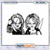Chucky killer doll png, Horror Chucky killers twin png