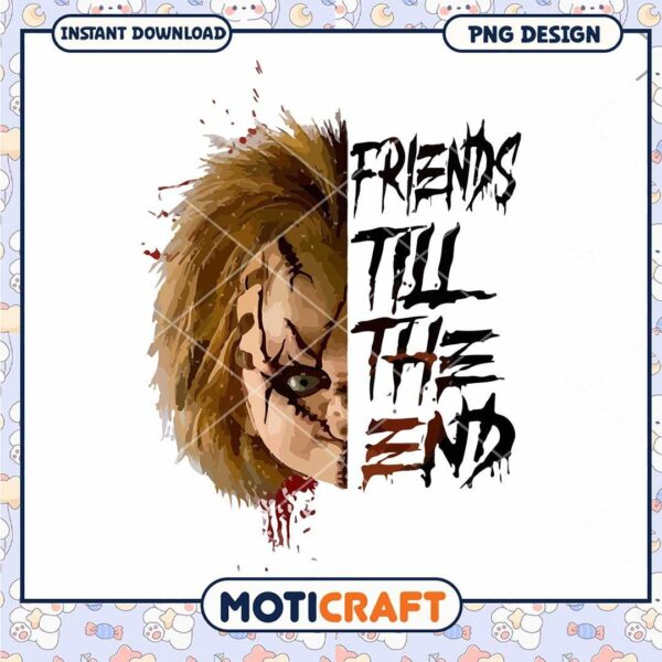 Chucky friends till the end, png, Halloween killers png, Horror png