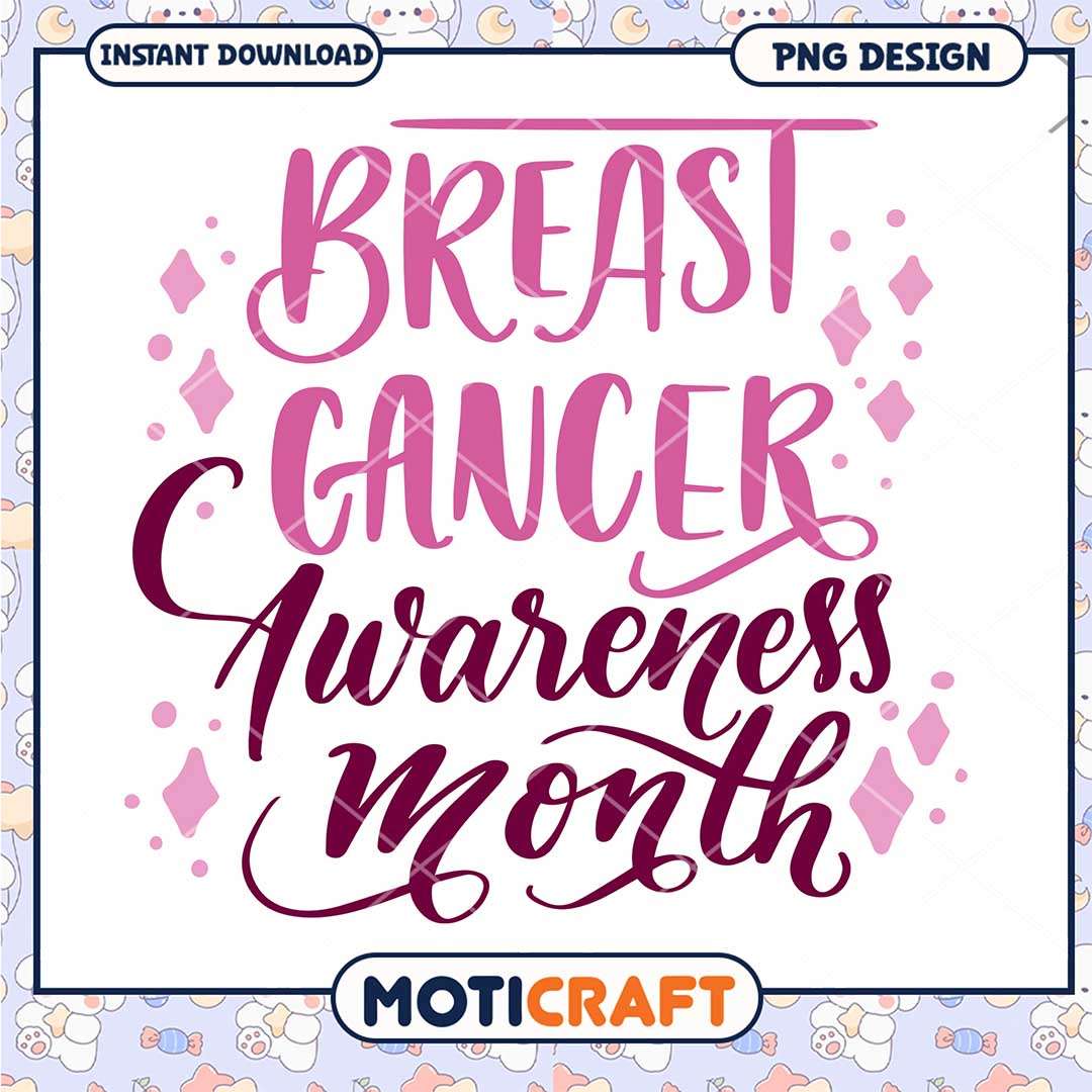Breast cancer awareness month png, Pink month for breast png