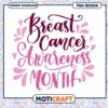 Breast cancer awareness month png, Pink month for breast cancer png