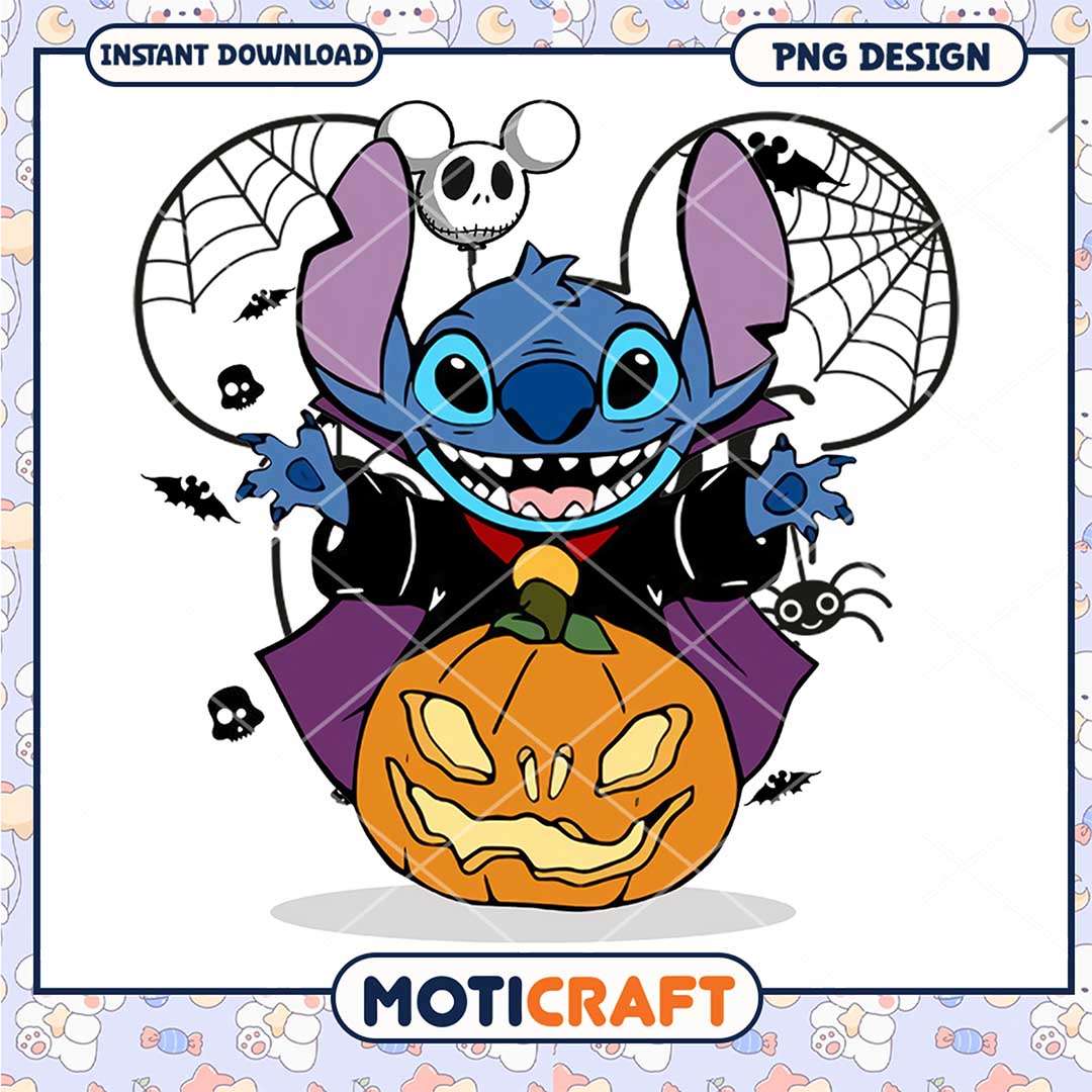 Witch Stitch halloween png, Horror png, Stitch png