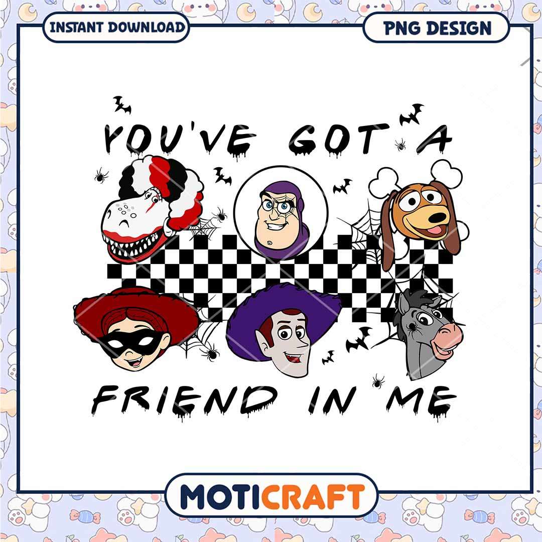Toy story you got a friend in me, Disney halloween png