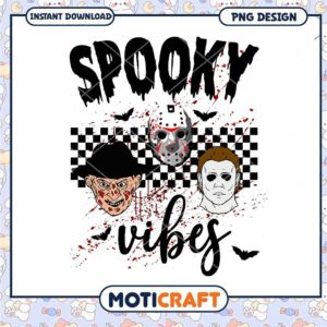 Spooky vibes halloween killers, Horror sppoky killers png