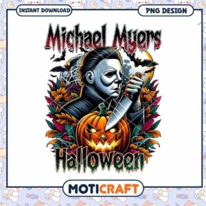 Michael Myers halloween night png, Horror killers halloween png
