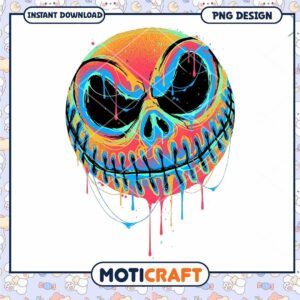 Jack horror head png, Halloween skull head characters png