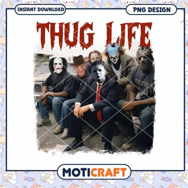 Horror killers gang png, Thug life horror killers png