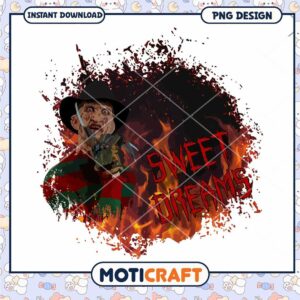Horror Freddy swwet dream png, Horror blood killers png
