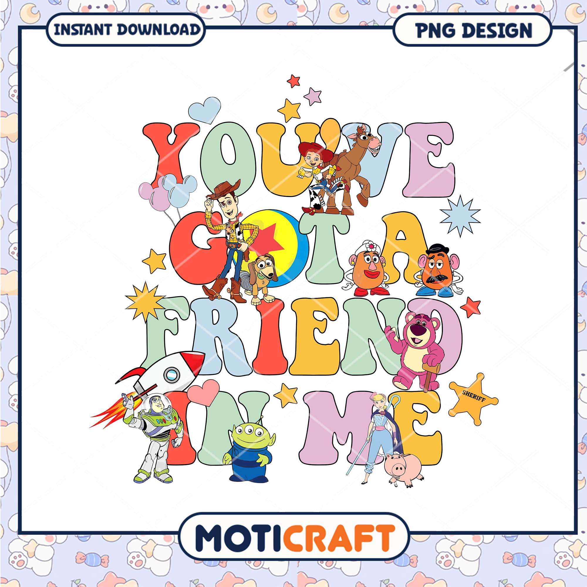 Toy story you ve got a friend in me, Disney Pixar movies characters png