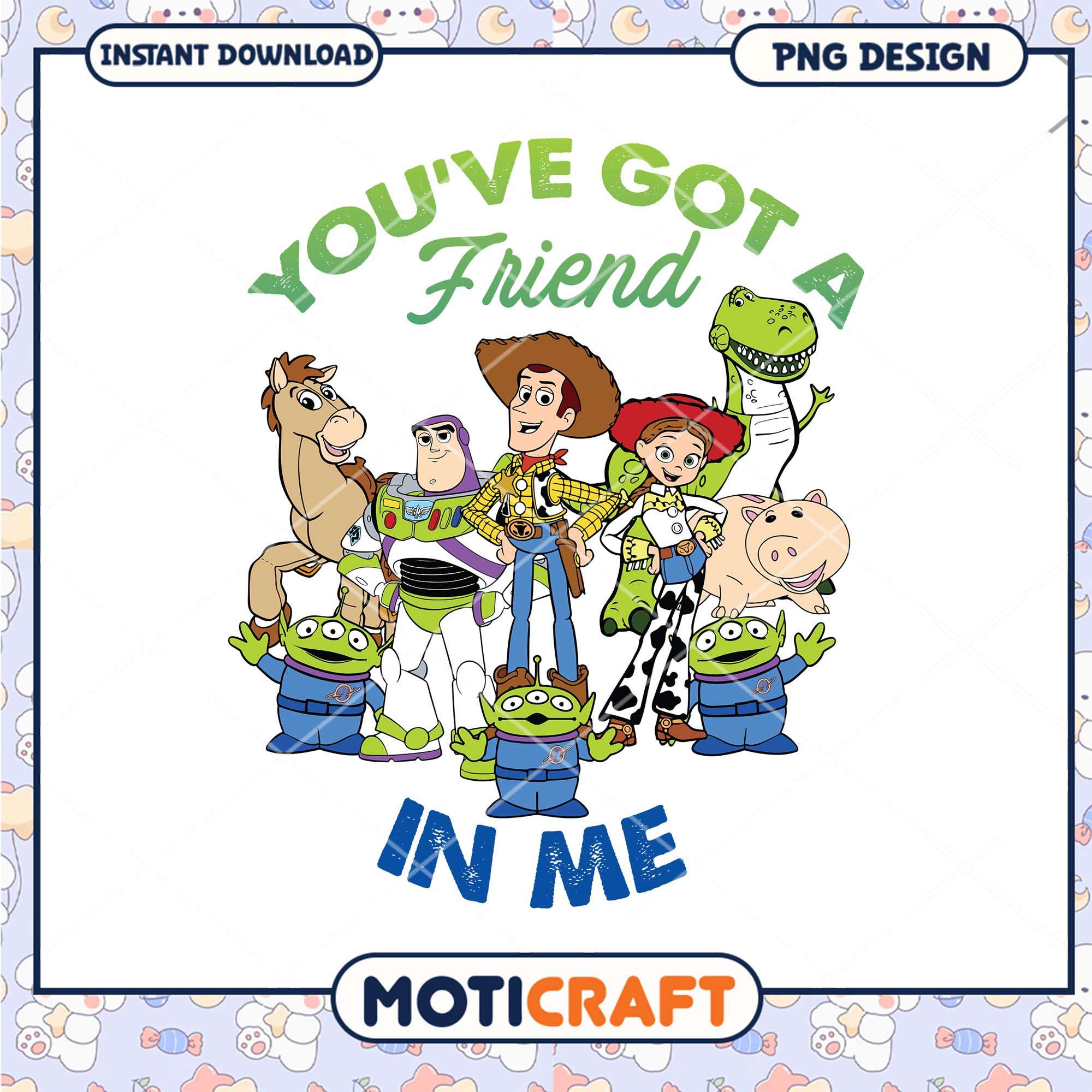 Toy story squad you ve got a friend in me, Disney Pixar movies png