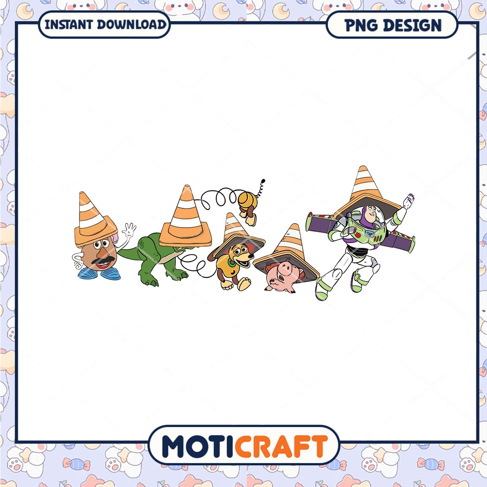 Toy story squad png, Disney Pixar cartoon characters png