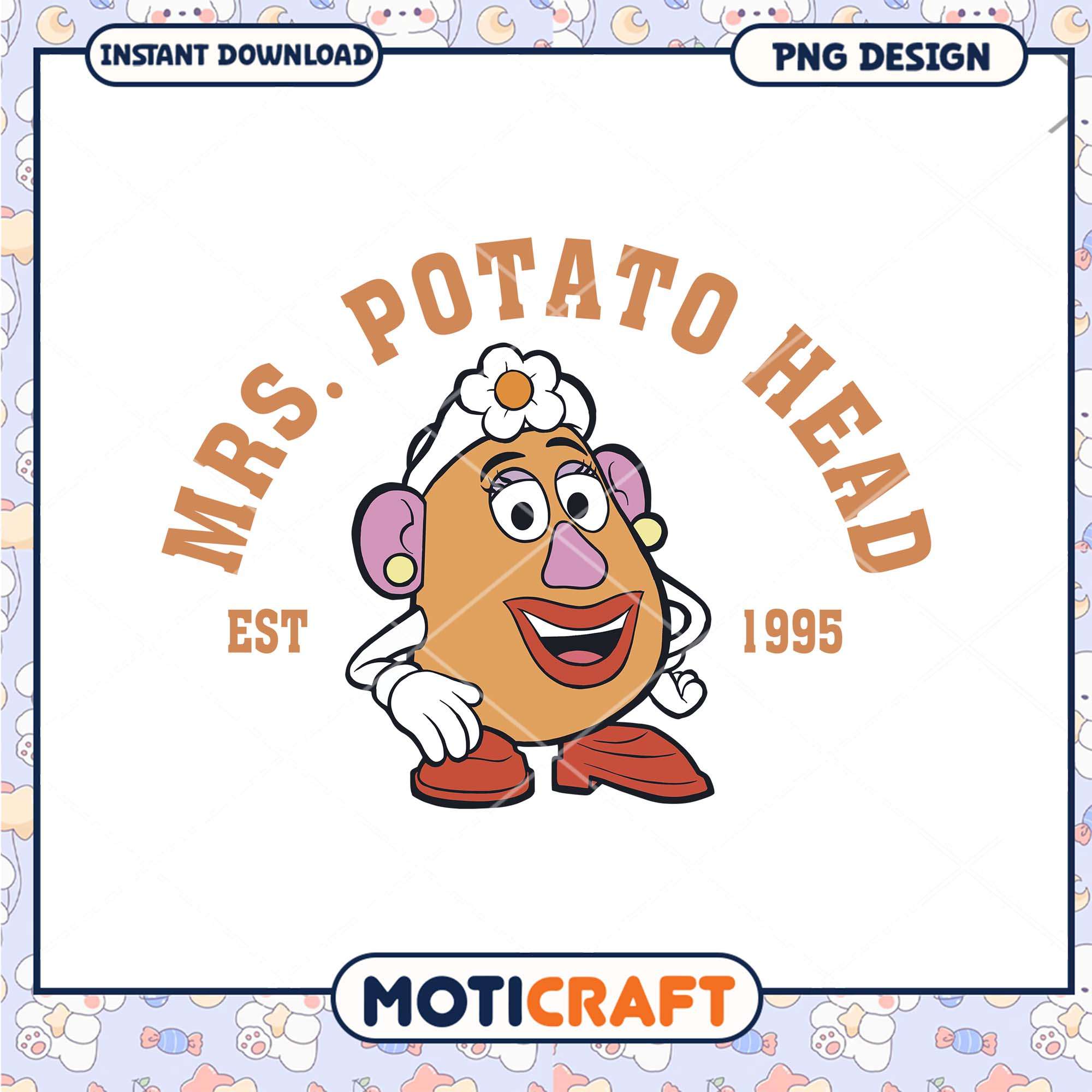 Toy story Mrs.Potato head character png, Disney Pixar cartoon characters png
