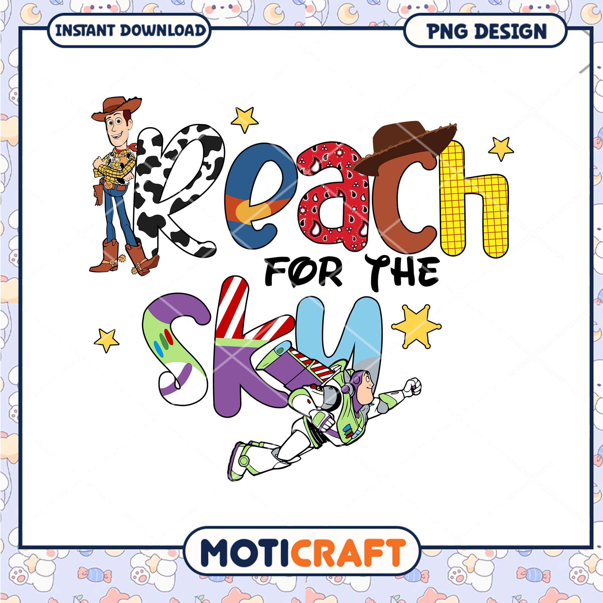 Toy story reach for the sky png, Disney Pixar cartoon characters png