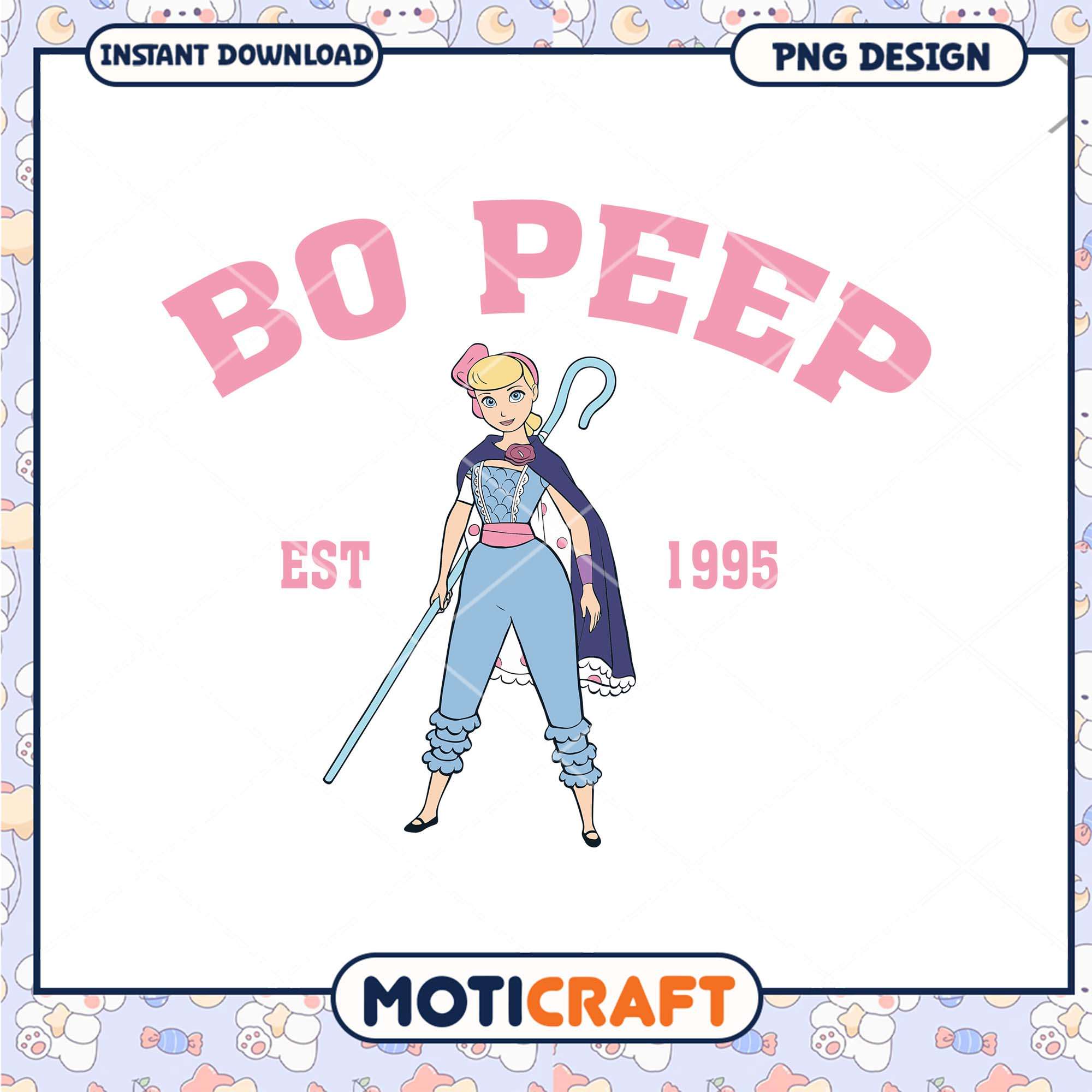 Toy story pink Bo Peep characters png, Disney Pixar cartoon characters png