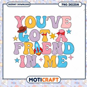 Toy story letter you ve got a friend in me, Disney Pixar movies png
