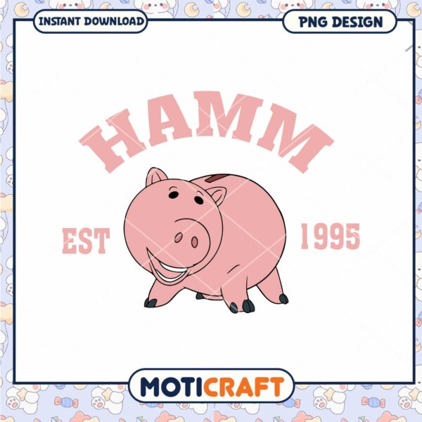 Toy story Hamm pig png, Disney Pixar cartoon characters png