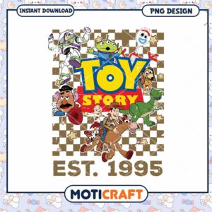 Toy story est 1995 toys png, Disney Pixar movies characters png