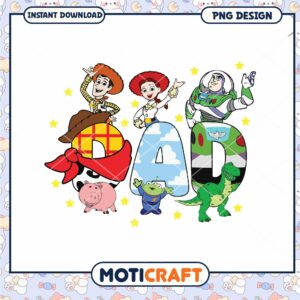 Toy story dad characters art png, Disney Pixar movies png