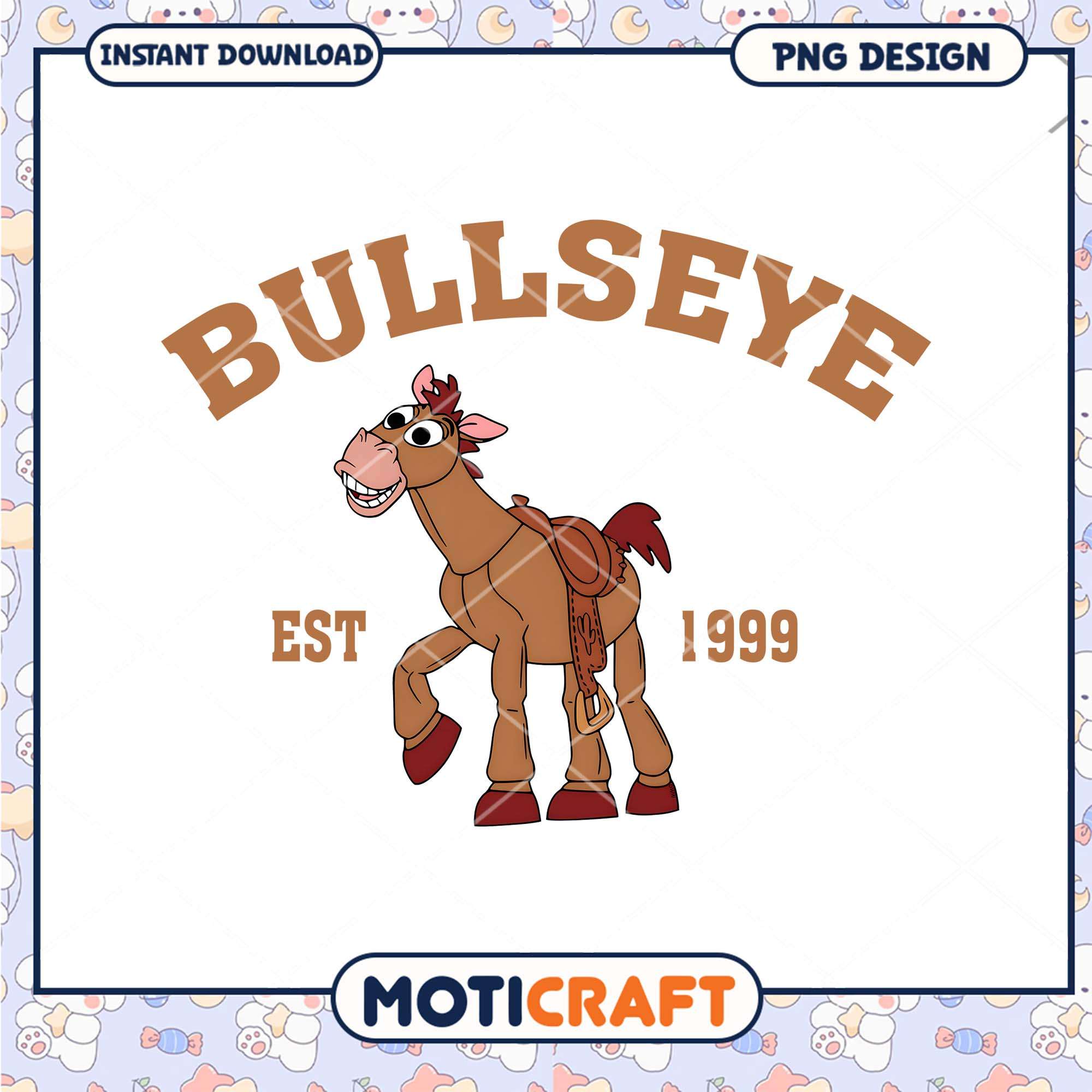 Toy story Bullseye horse png, Disney Pixar cartoon characters png