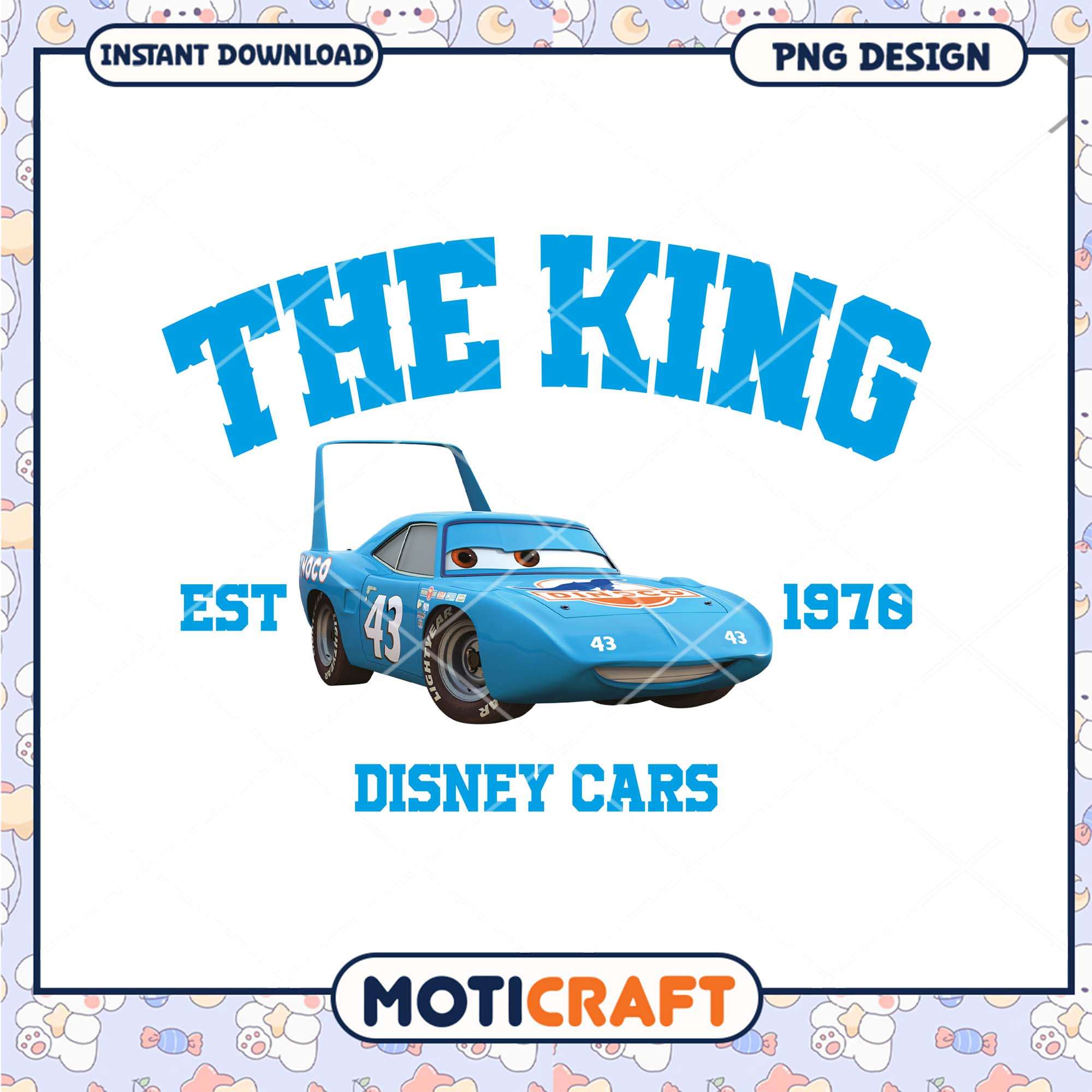 The King characters png, Disney Pixar Cars cartoon character png.png