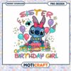 Stitch sister of birthday girl png, Disney Stitch cartoon png