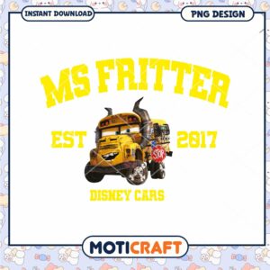 Ms Fritter characters png, Disney Pixar Cars cartoon character png.png