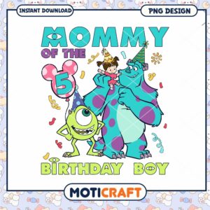 Monster inc mommy birthday boy number png, Disney Monster inc movies character png