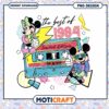 Mickey and Minnie the best of 1984 png, Disney friends retro limited edition png