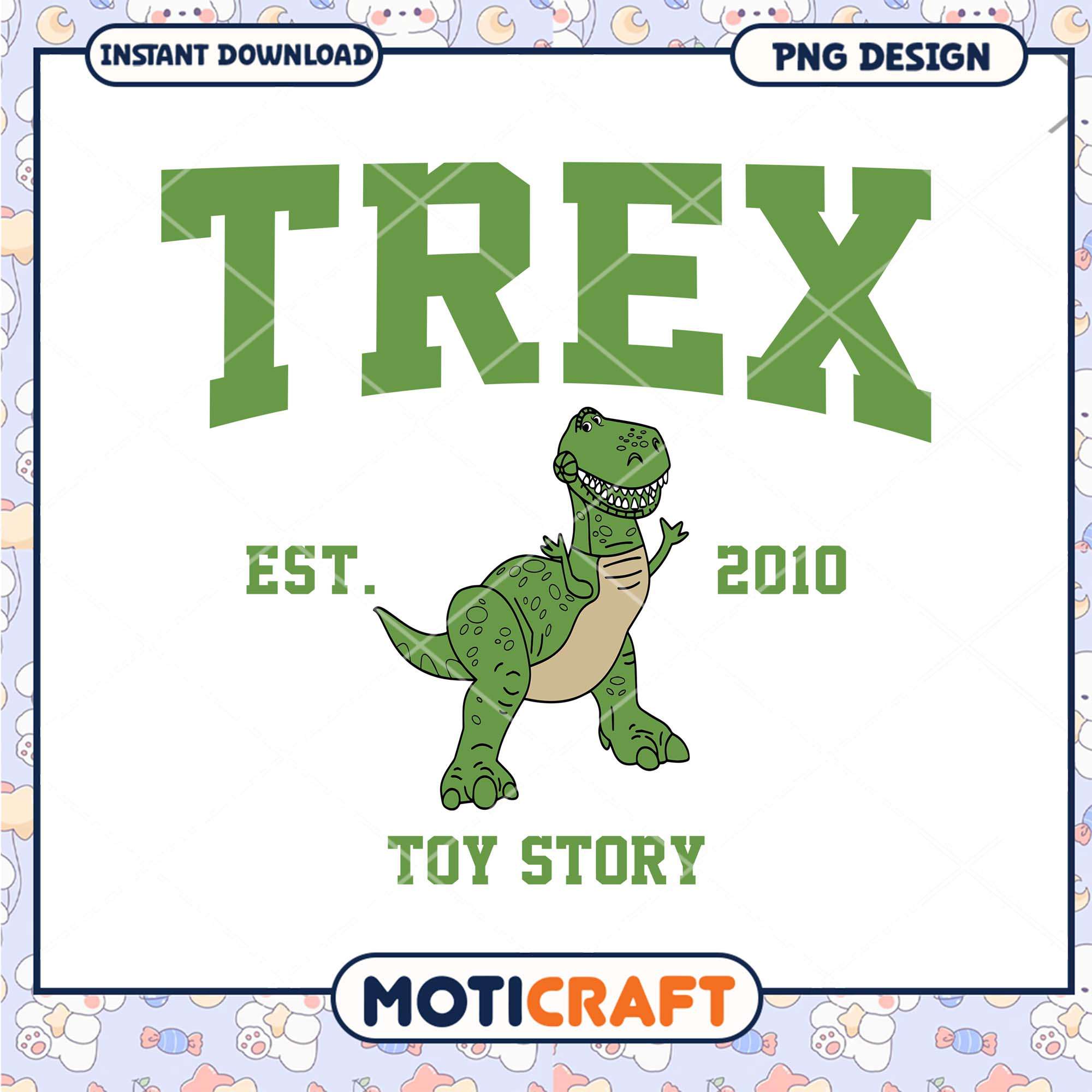 Toy story Trex characters png, Disney Pixar cartoon characters png