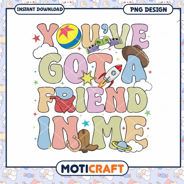 Toy story you ve got a friend in me letter, Disney Pixar movies characters png