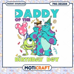 Monster inc daddy of birthday boy png, Disney Monster inc movies character png
