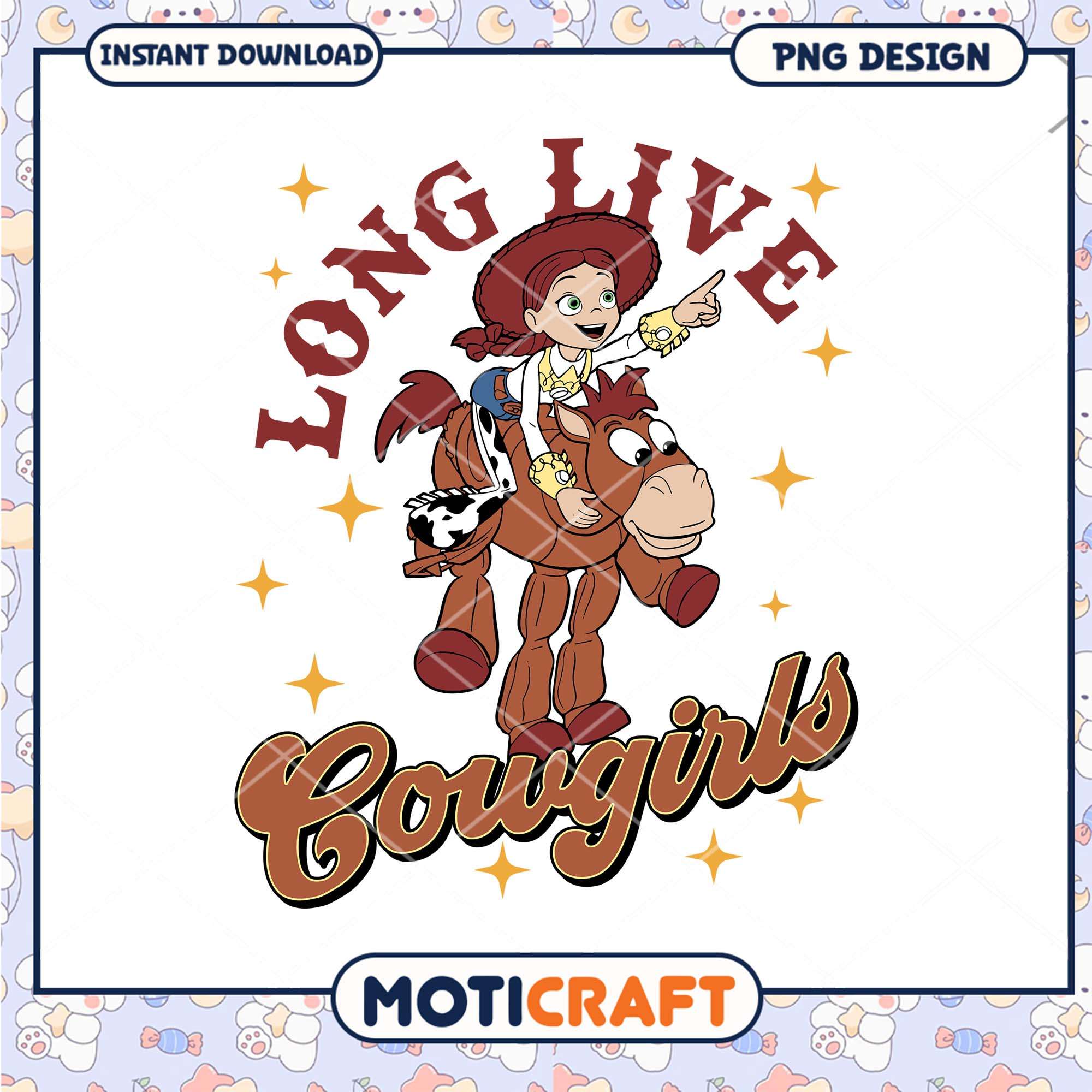 Long live the cowgirls png, Jessi Toy story cartoon character png