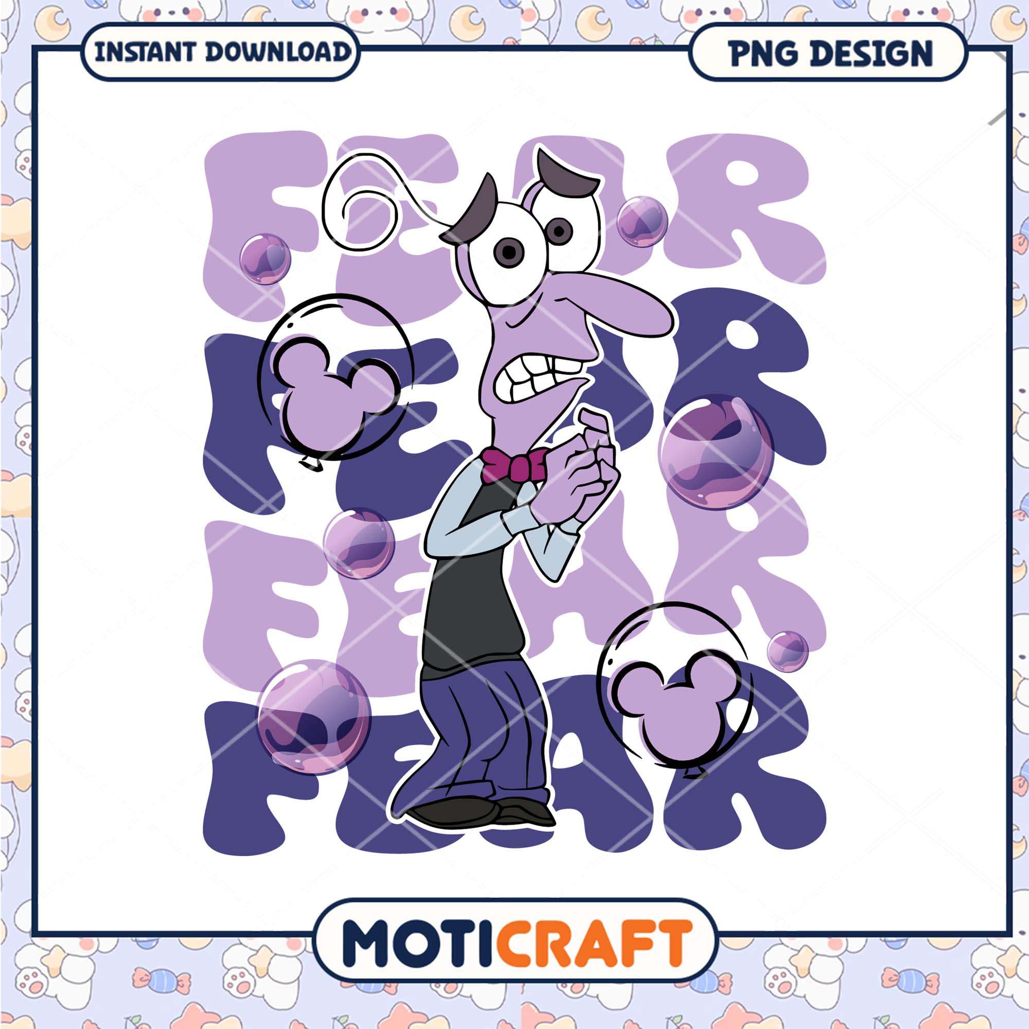 Inside out Fear name characters png, Disney Pixar cartoon png Inside out Fear name characters png, Disney Pixar cartoon png