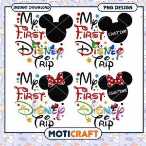 DN16052443 Mickey my first disney trip png bundle DN16052443