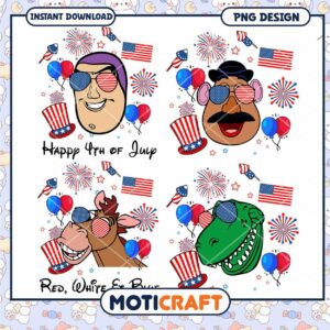 DN16052460 Toy story 4th of july png bundle 2 DN16052460
