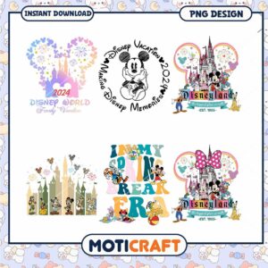 DN16052430 Mickey castle disney world png bundle DN16052430