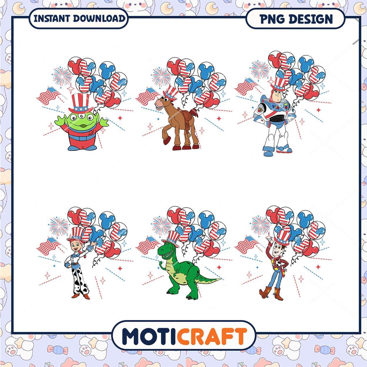 DN12062447 Toy Story 4th of july bundle DN12062447