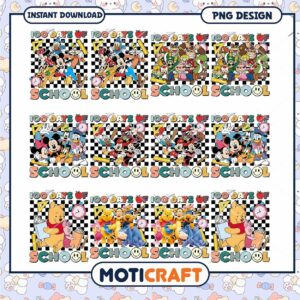 DN12062403 Disney 100 day of school PNG 1 DN12062403