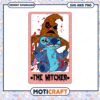 Stitch the witcher card png, Halloween Disney Stitch character png