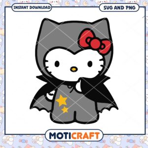 Star witch Hello Kitty halloween svg, Halloween svg, Hello Kitty svg