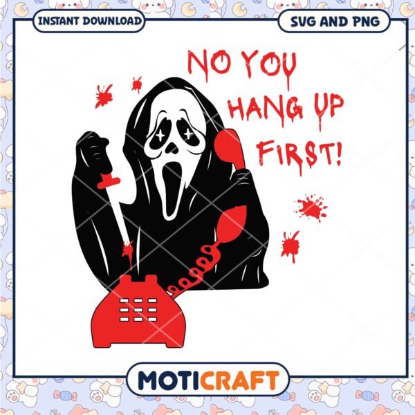 Red Ghostface no you hang up first, Horror ghostface png