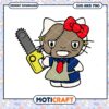 Leather Face Hello Kitty halloween svg, Halloween svg, Hello Kitty svg