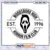 Ghostface horror film club est 1996, Horror pink ghostface png