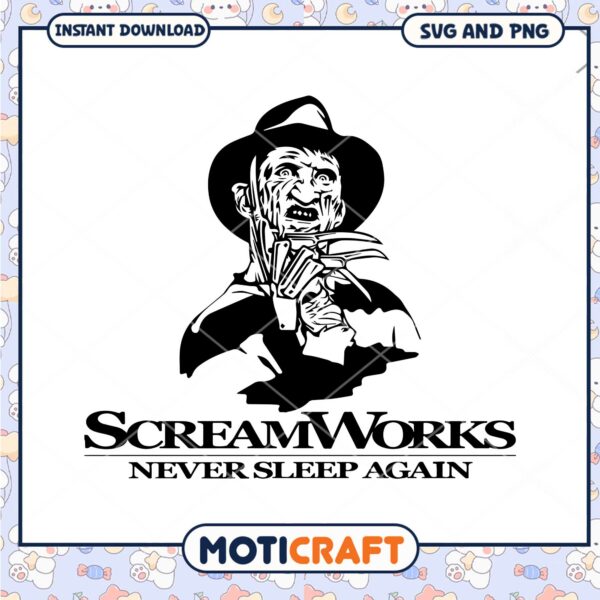 Freddy screamworld never sleep again, Horror killer movies png